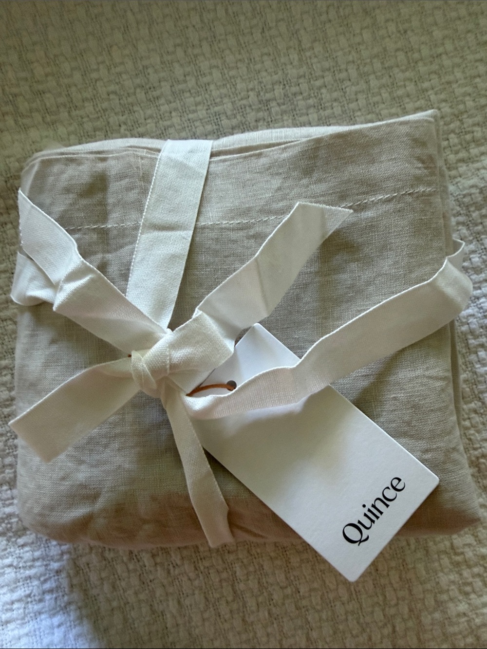 Quince European Linen Euro Sham-Sand